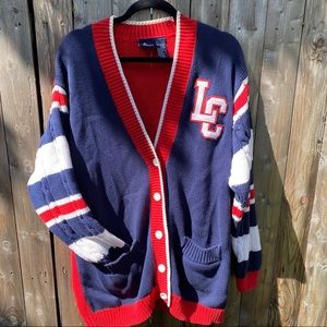 Cute vintage varsity style cardigan